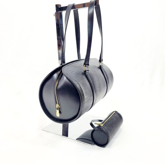 Louis Vuitton Black Epi Papillon with Pouch - Picture 2 of 7